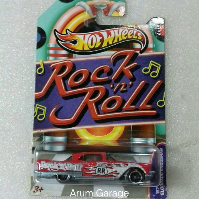 Hot Wheels 57 Cadillac Eldorado Brougham. Card HW Jukebox Rock & Roll.