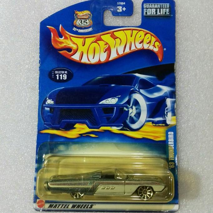 Hot Wheels 1963 Thunderbird. 63 T-BIRD. Highway 35th Anniversary. Rare