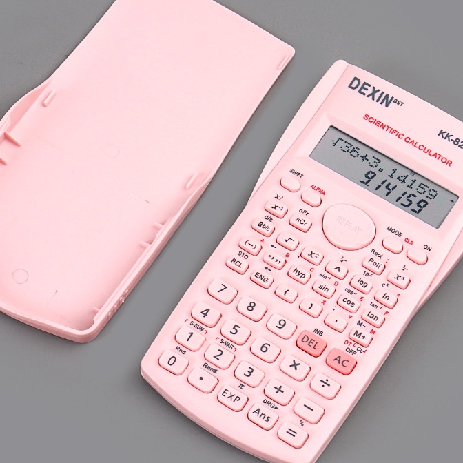 

(Y✔✯.12L> DEXIN KK-82MS-A Scientific Calculator - Kalkulator Alat Hitung Jl7 -kekiniian!