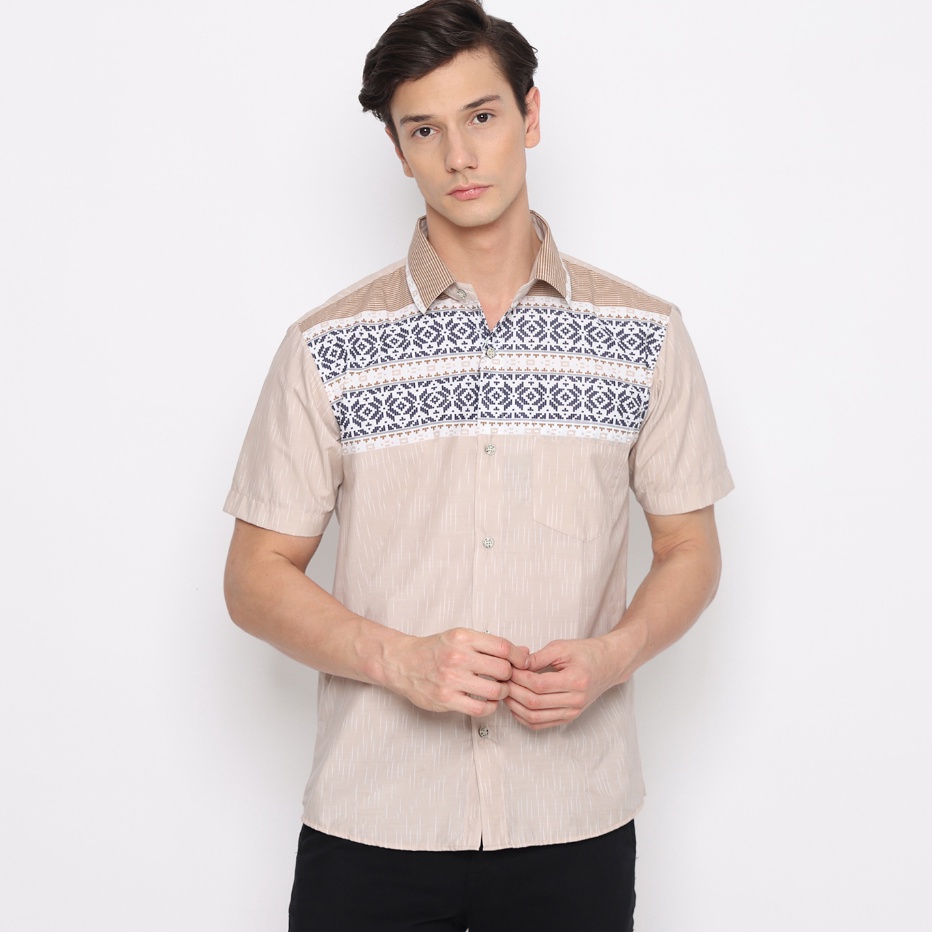 BestSeller JEAN MARCEL - Kemeja Batik Slimfit Pria Casual Katun Premium New Arrival Atasan Kemeja La