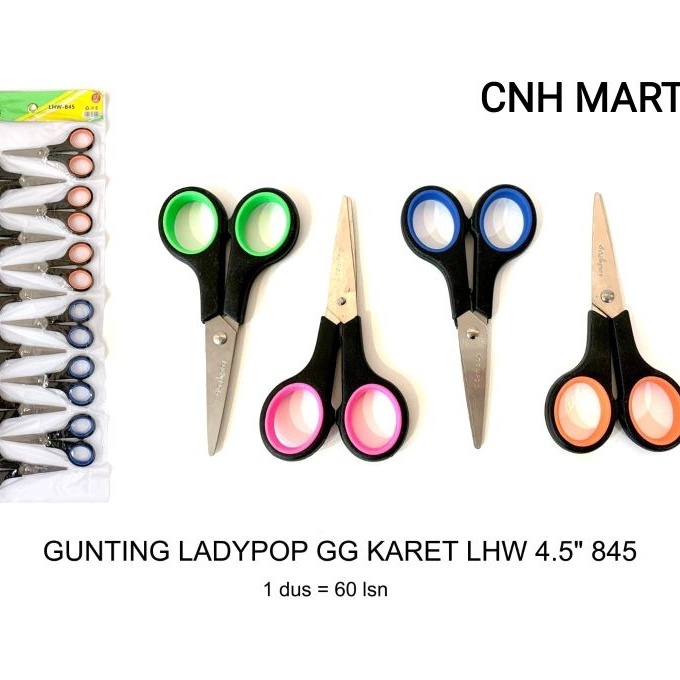 

(FP☼.P♥) 12 PCS Gunting Kecil Murah Lady Pop Karet 4.5"Inch/ Harga 12 PCS (1 Lusin)/ Miltonviral.