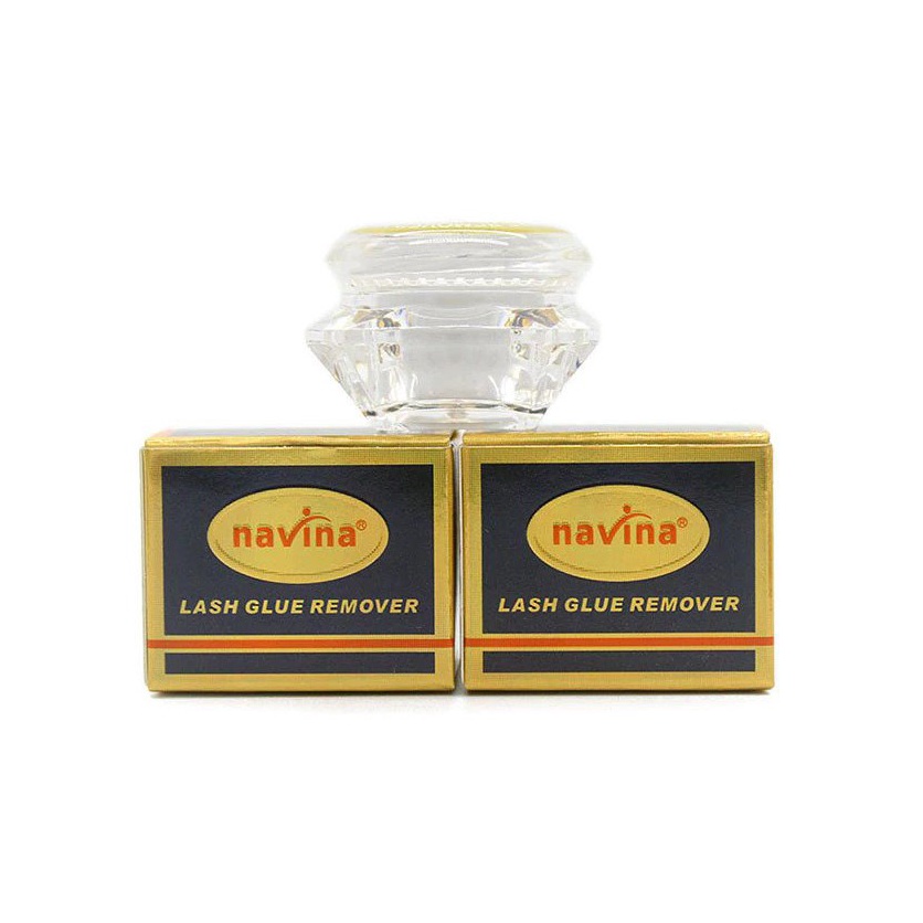 Paket HematK0w0V Navina cream remover eyelash extension glue/ krim penghilang tanam bulu mata