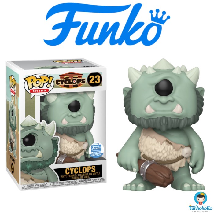 FLASH SALE FUNKO POP MYTHS CYCLOPS - CYCLOPS [FUNKO-SHOP EXCLUSIVE STICKERED] 23 TERMURAH