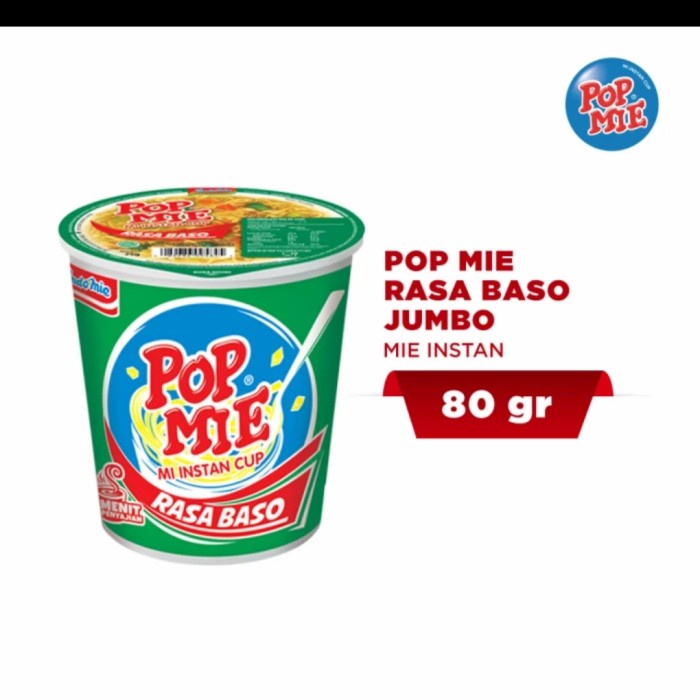 

Pop mie Rasa Baso 1 Dus
