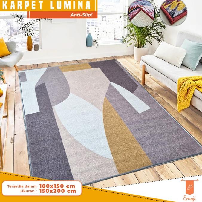 Karpet Lantai Permadani 150X200 Cm Avery Karpet Ruang Tamu Minimalis Lapakgalihsamudra