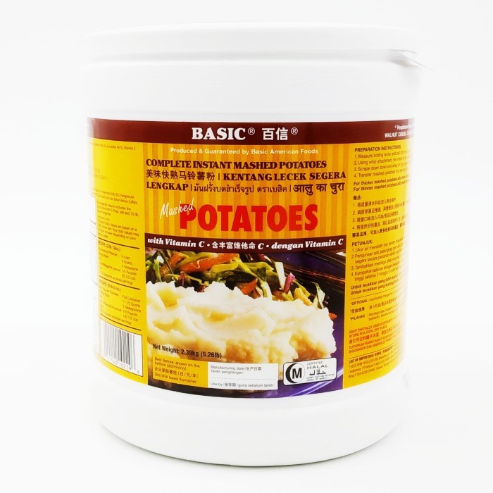 

Terlaris Basic Mashed Potatoes 2.39 Kg