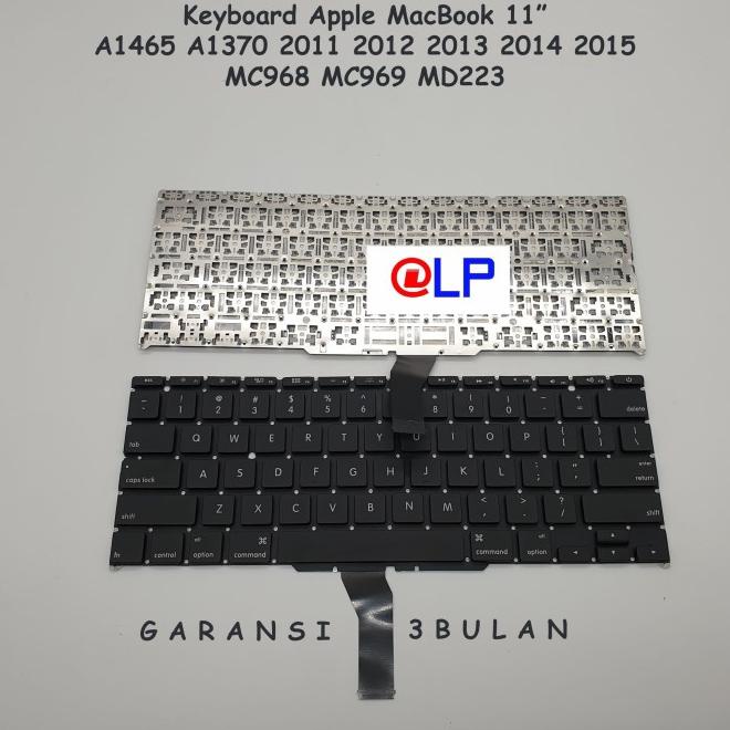Keyboard Apple Macbook Air 11" A1465 A1370 2011 - 2015 - Black