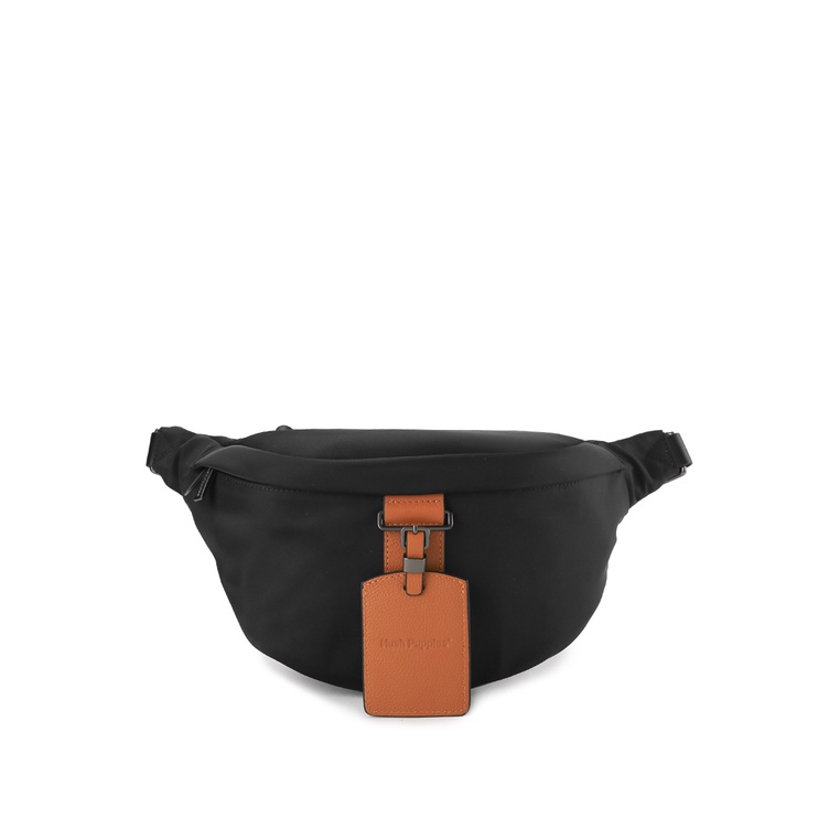 Tas Pinggang Hush Puppies Original Pria WaistBag 1 kantong belakang dengan resleting Travel Ori Terl