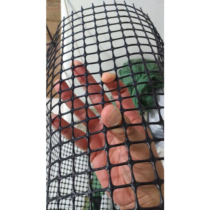 Kawat Jaring Plastik Hdpe Bentuk Kotak 1/2 Inch Per Roll
