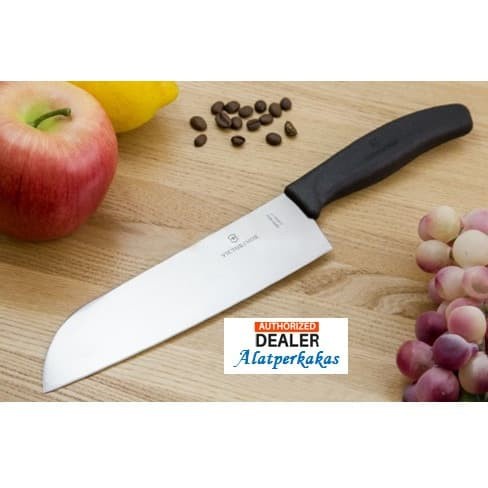 Pisau Santoku Victorinox Swiss Classic Carving Chef Knife Original