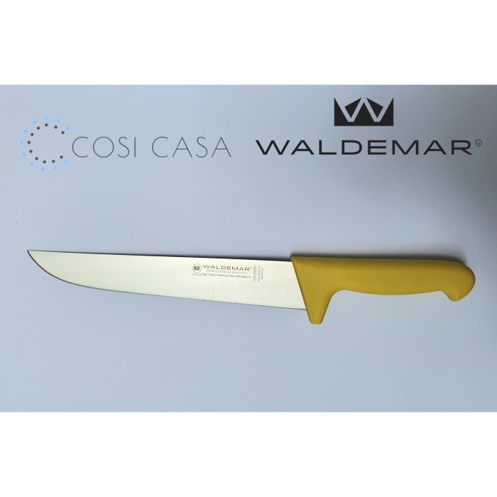 Waldemar Maynor 10" Straight Blade Pisau Sembelih Yellow, German Steel