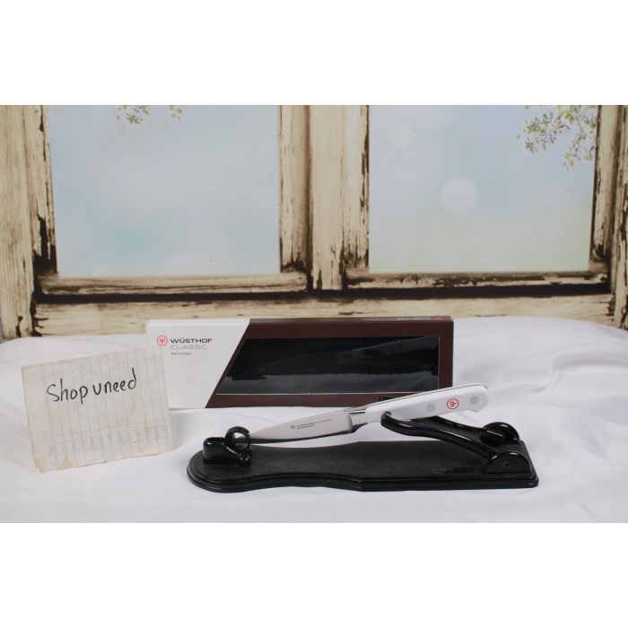 Pisau Wusthof Paring Vegetable Knife White Classic 9Cm Original