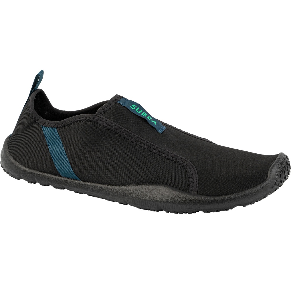 Decathlon SUBEA Sepatu Air Elastis Dewasa Aquashoes 120 - Hitam - 8574800