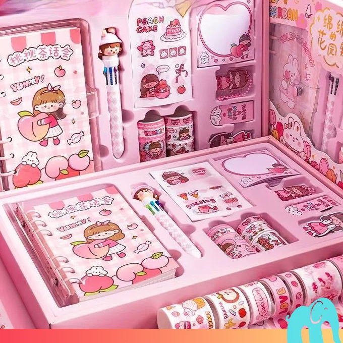 

[➸U㊛P-11) 【COD】Stiker Lucu 1 Set Box Tema Kartun Stiker Label untuk Buku Pegangan Diary Dekorasi DIY Stiker Spiral Elegan Bahan Buku Notebooksupeer.keren..!