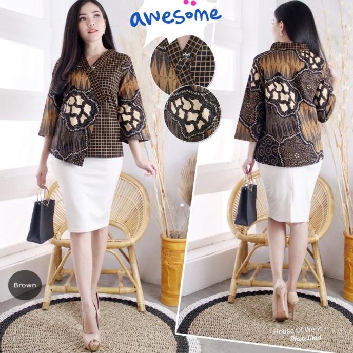 TER-UPDATE BATIK BY LUWEN - BAJU ATASAN BATIK - BAJU BATIK LUWEN - TYPE 8 #ORIGINAL