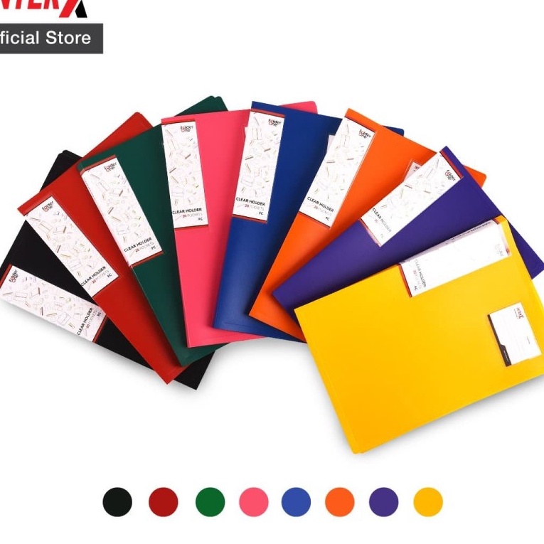 

(H㊛/G➲V) Clear holder 20 lembar FOLIO F4 / dokumen keeper folio F4 folder oneamanaah.!!