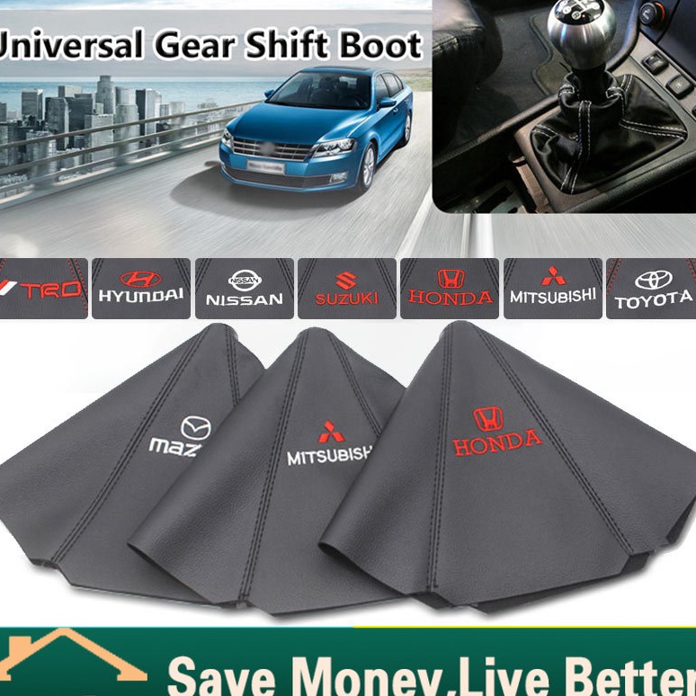 DNE415 Sarung Cover Perseneling Mobil Manual Universal Anti Debu - Cover Tuas Perseneling Mobil Manu