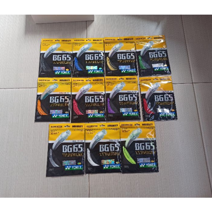 Terbaik Senar Raket Badminton BG65 BG 65 TI Titanium grosir