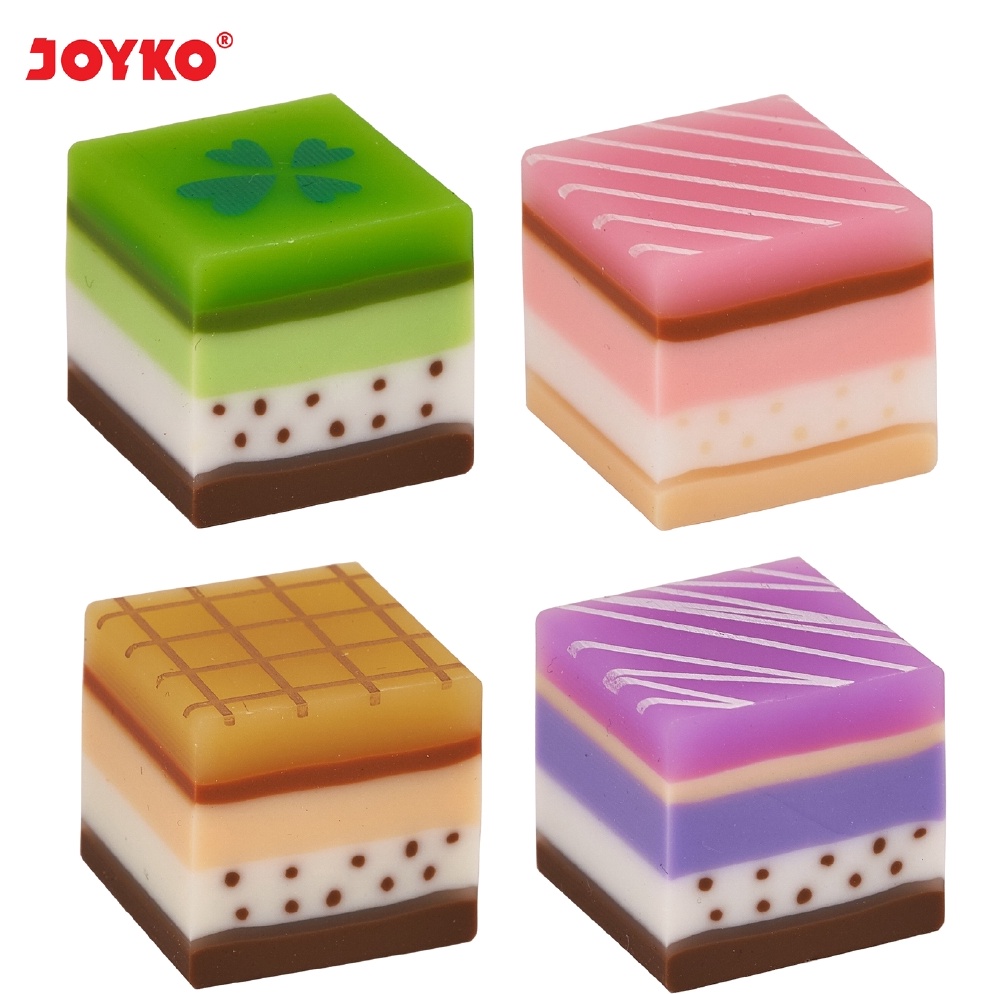 

Terkini-Eraser Penghapus Joyko ERT-117 1 Set 4 Pcs