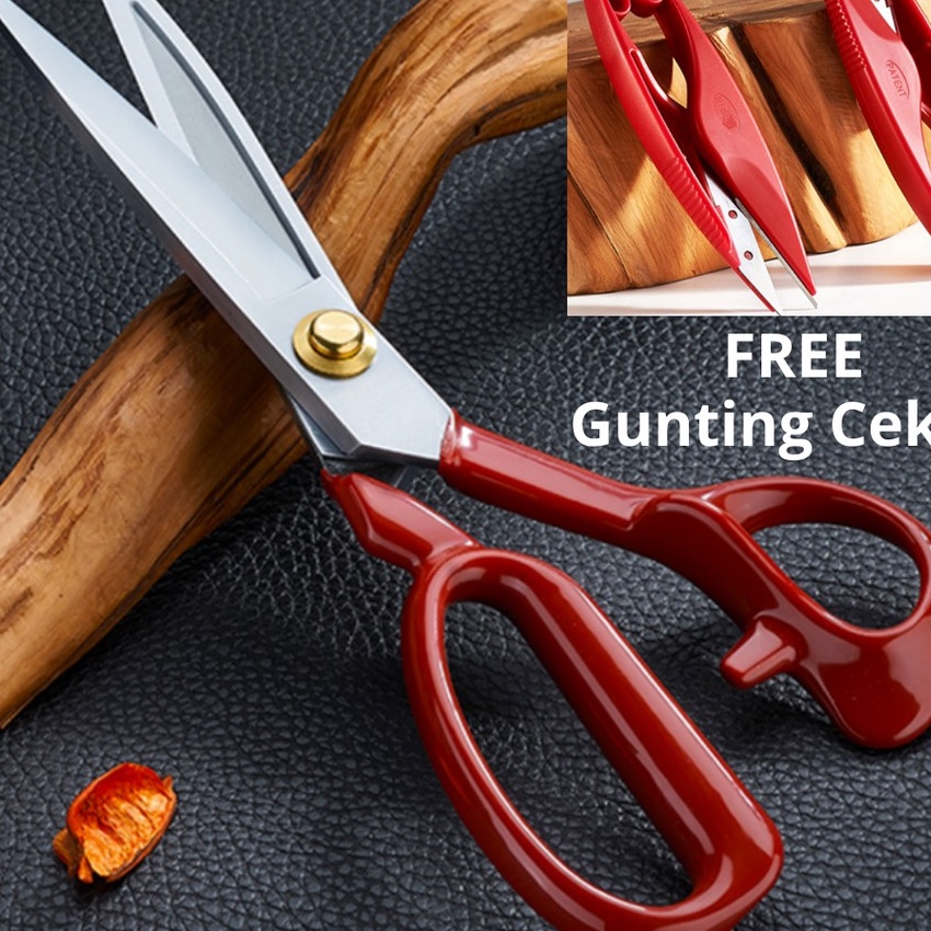 

[➛P-☀N2) Gunting Potong Bahan Kain High Quality PIN 8"/ 9"/ 10"/11"/12" amanahh.!