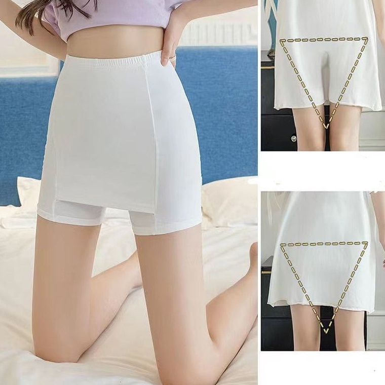 Sale.. celana pendek bahan seamless wanita anti jiplak/sot rok dalaman anti nyiplak import