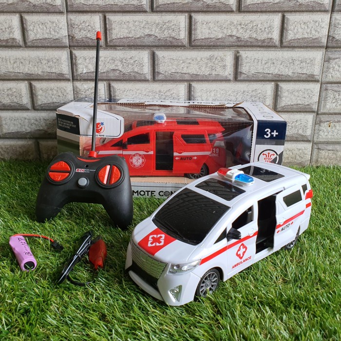 MUST HAVE RC CAR ALPHARD AMBULANCE- MAINAN MOBIL REMOTE CONTROL - KADO ANAK TERBARU
