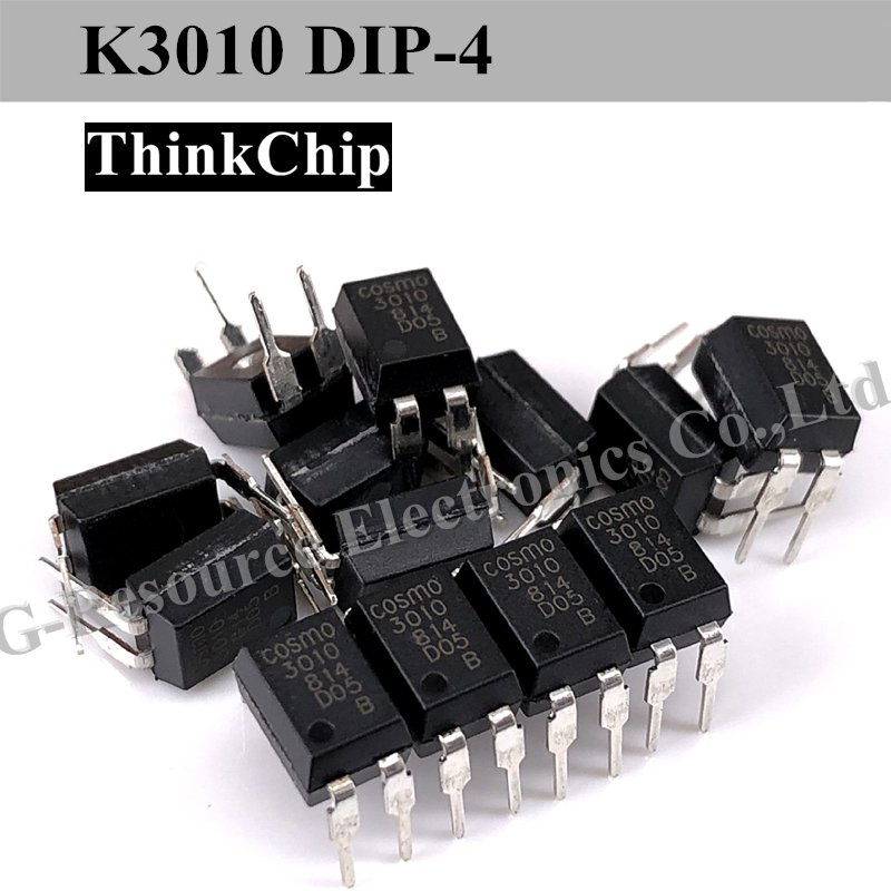 ✅&(10pcs) K30101A K30101B K30101 K3010 DIP-4 KPC814 Optocoupler with Phototriac Output 4P00