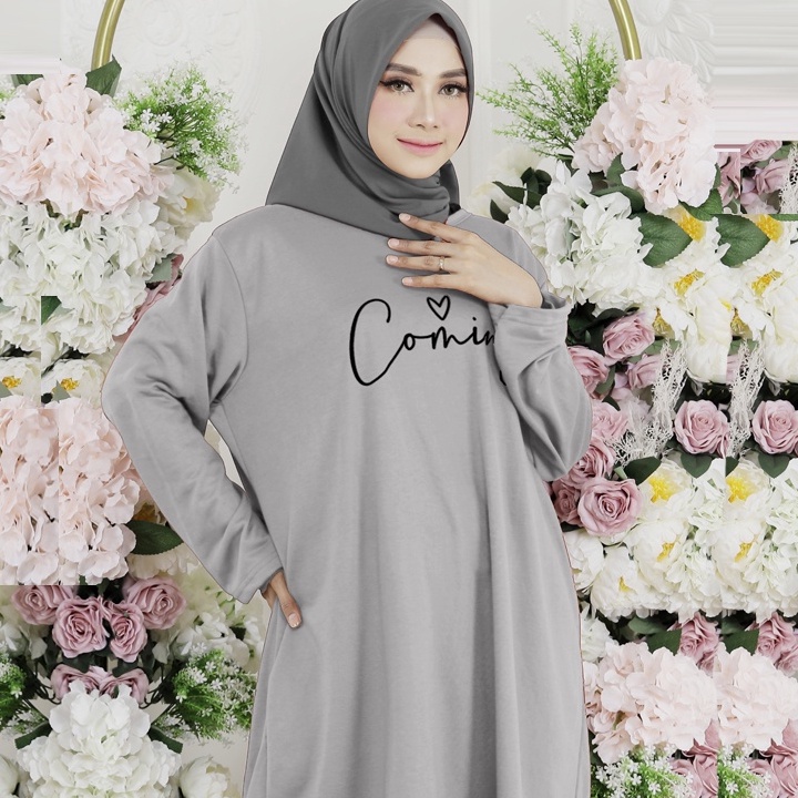 Top Sale.. Atasan Tunik kaos Jumbo wanita Ld 120 - LD 130 - LD 140 - MTP2010