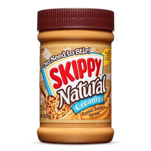 

SKIPPY NATURAL CREAMY PEANUT BUTTER SPREAD