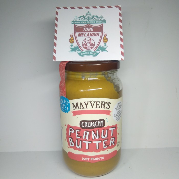 

Mayver's Mayvers Crunchy Peanut Butter 375 gr Selai Kacang 375gr