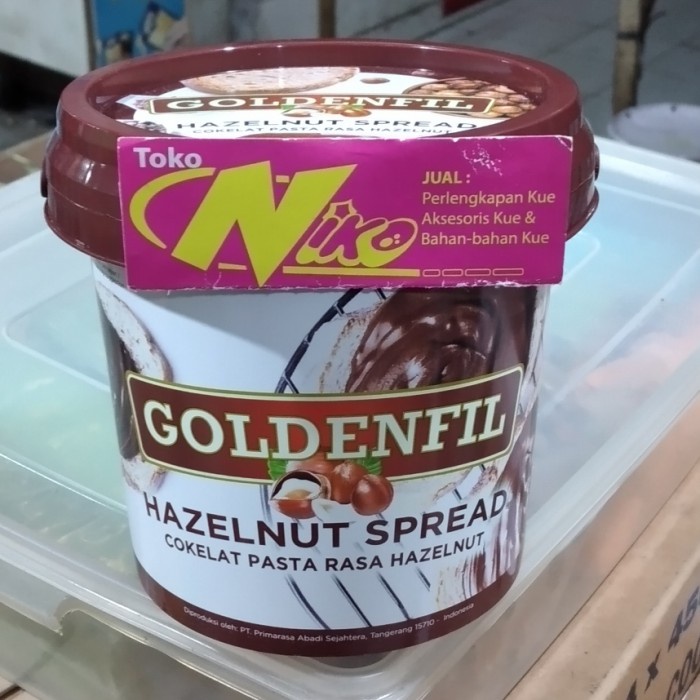 

goldenfil hazelnut spread 1 kg khusus grab dan gojek