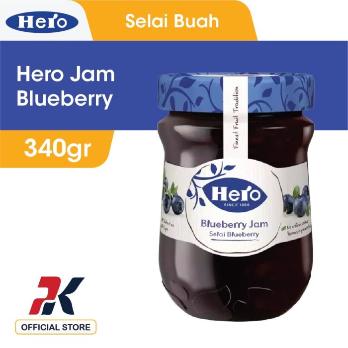 

Hero Jam Blueberry Spread 340gr