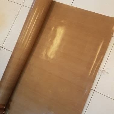 

kertas teflon / kain teflon anti panas 0.13mm x 50cm x 1m ready