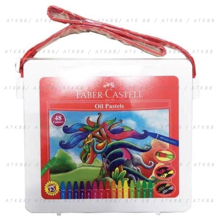 

Hexagonal Oil Pastel 48Pcs (#420048) / Crayon Faber Castell