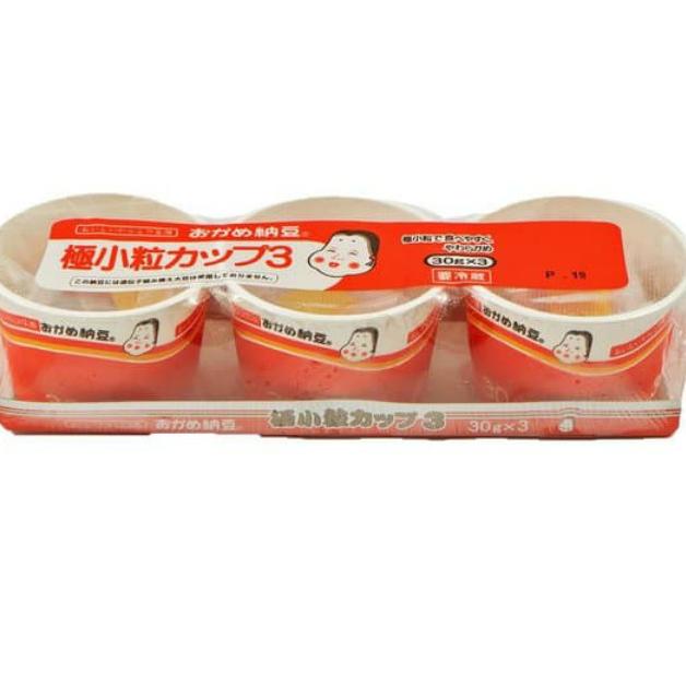 

*****] bumbu fermented soybean Okame Natto Goku Kotsubu Cup (3 x 33.7 gr)