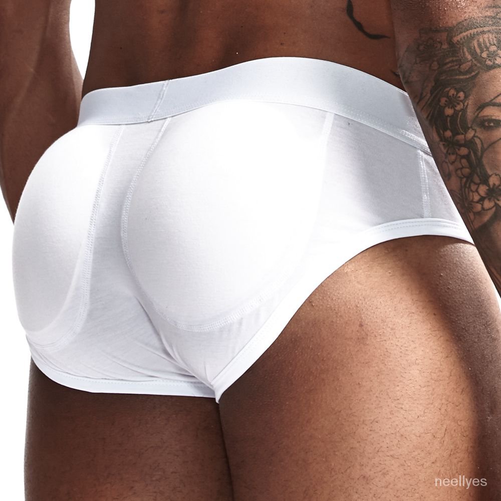 JOCKMAIL Sexy Men padded hip and butt underwear push up cup bulge enhancing underwear gay men underw
