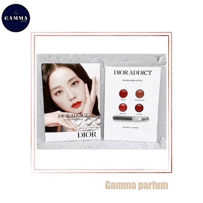 Dior Addict Lipstick (Sample Set) (4 X 0.25 Gr) The New Shine Lipstick