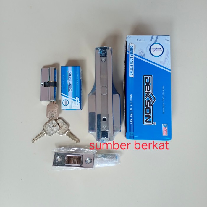 Terlaris Us 10 Dekson, Kunci Pintu Kaca Bawah Dekson Us 10 Komplit Cylinder