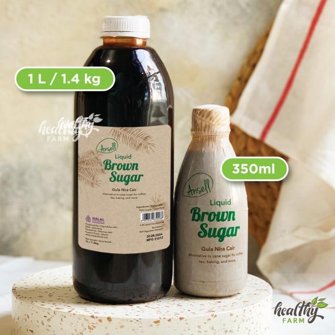 

Ansell Gula Kelapa Cair / Liquid Brown Sugar /Gula Merah Cair 1L/1.4kg