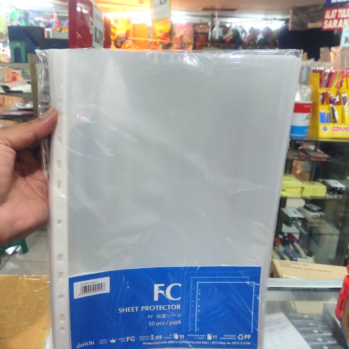

PP Pocket Daichi ukuran F4 isi 50 sheet