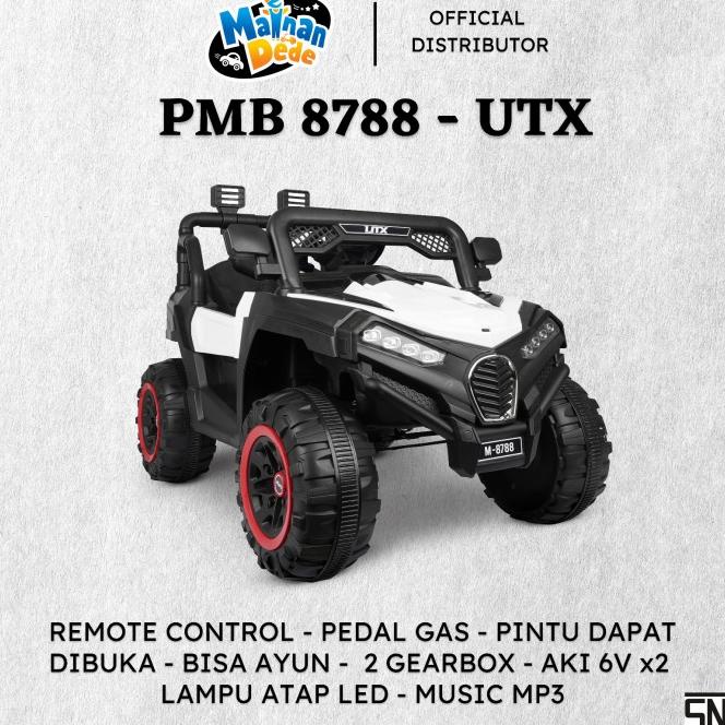 Mainan Mobil Aki Anak Jeep Pmb 8788 Utx M-8788 M8788