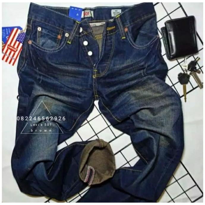 celana jeans pria lois original, celana panjang pria standard reguller