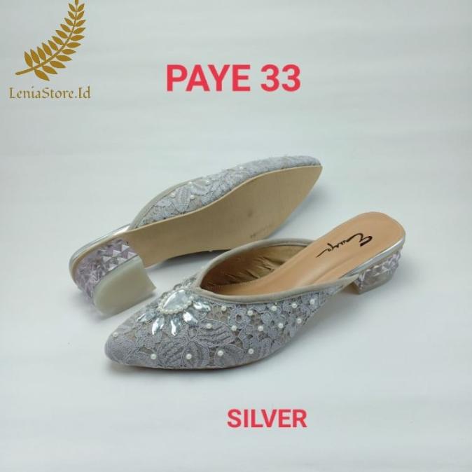 Sepatu Sandal High Heels Pesta Pernikahan Wedding Pengantin Wanita 3cm