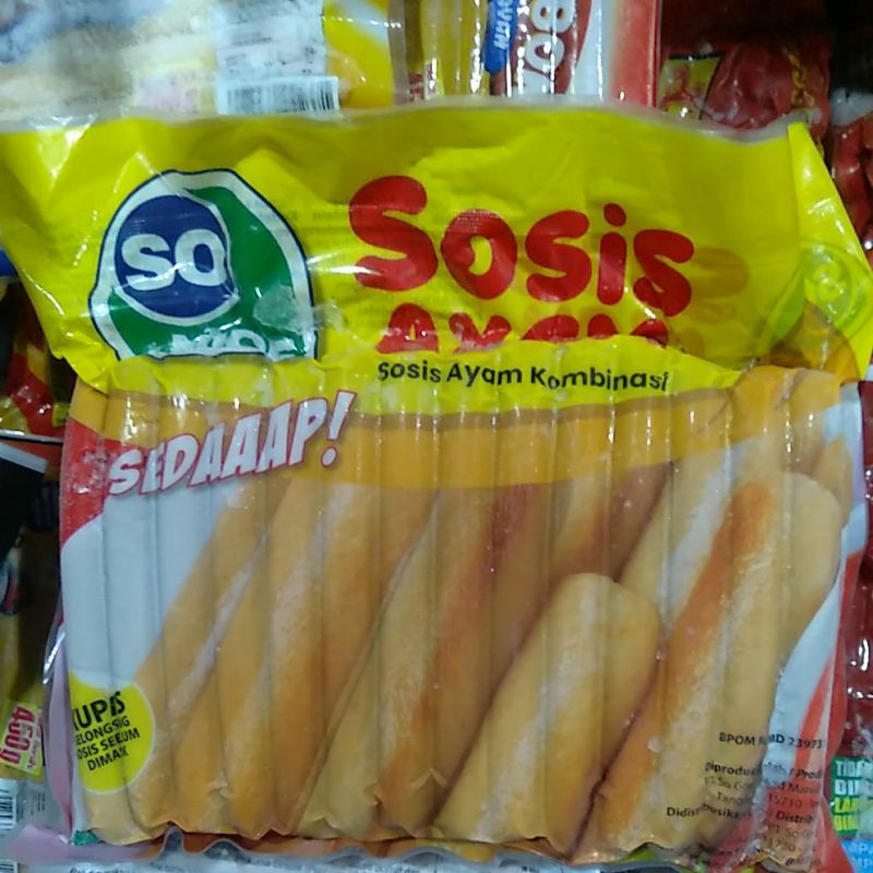 

so nice sosis 1 kg isi 40