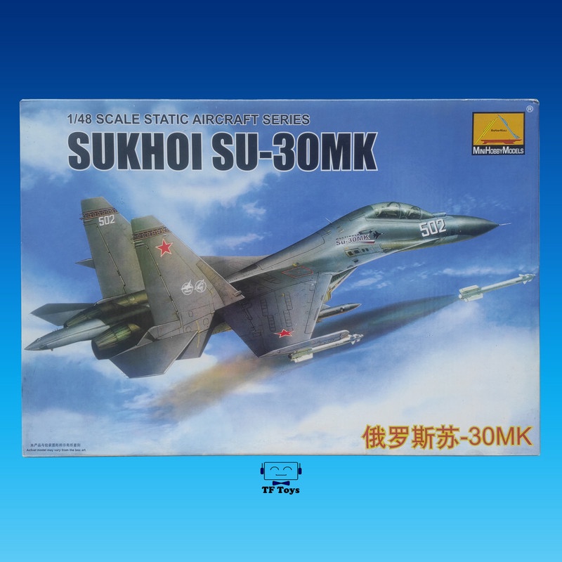 [Tf toys] Miniatur Model kit Mokit Pesawat Sukhoi SU30 SU-30 MK 1:48 1/48 Minihobbymodels