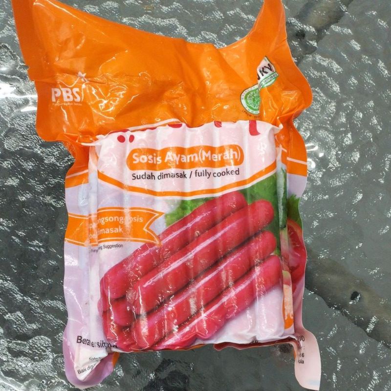 

SALAM Sosis Ayam Merah PENDEK 500g isi 20