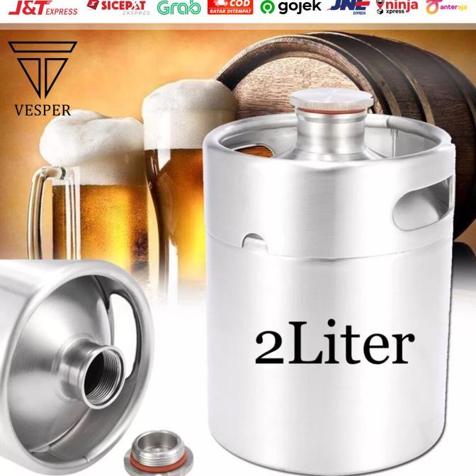 

Beer keg 2liter / nitro coffee keg 2liter / cornelius keg / home brew