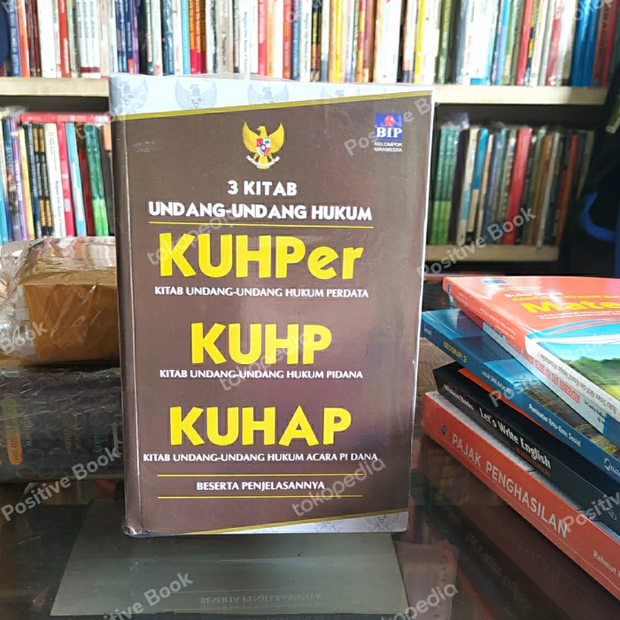 HOT SALE BUKU 3 KITAB UNDANG UNDANG HUKUM KUHPER KUHP DAN KUHAP TERMURAH
