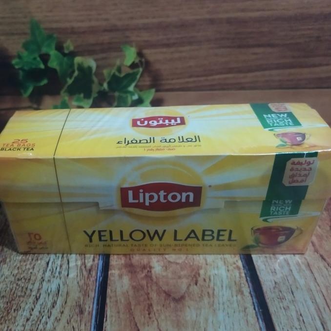 

Kualitas terbaik] TEH Arab Lipton 25 Teh Celup Lipton Yellow Label Ori Saudi