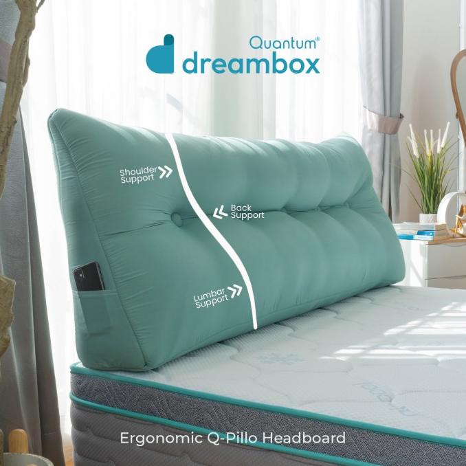 Quantum Dreambox Headboard Q-Pilo Sandaran Bantal Kepala Kasur